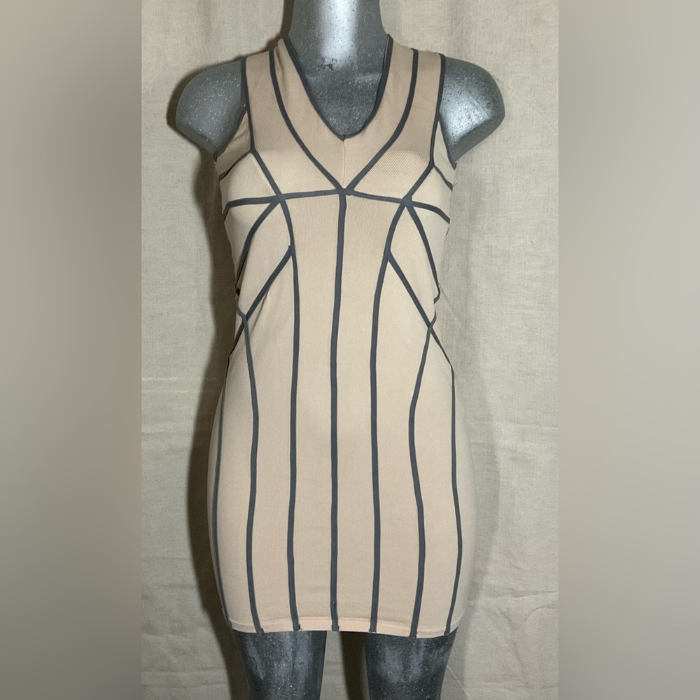 WOWCOUTURE, WOMEN BODYCON DRESS, Sz: Medium, Stretchy material